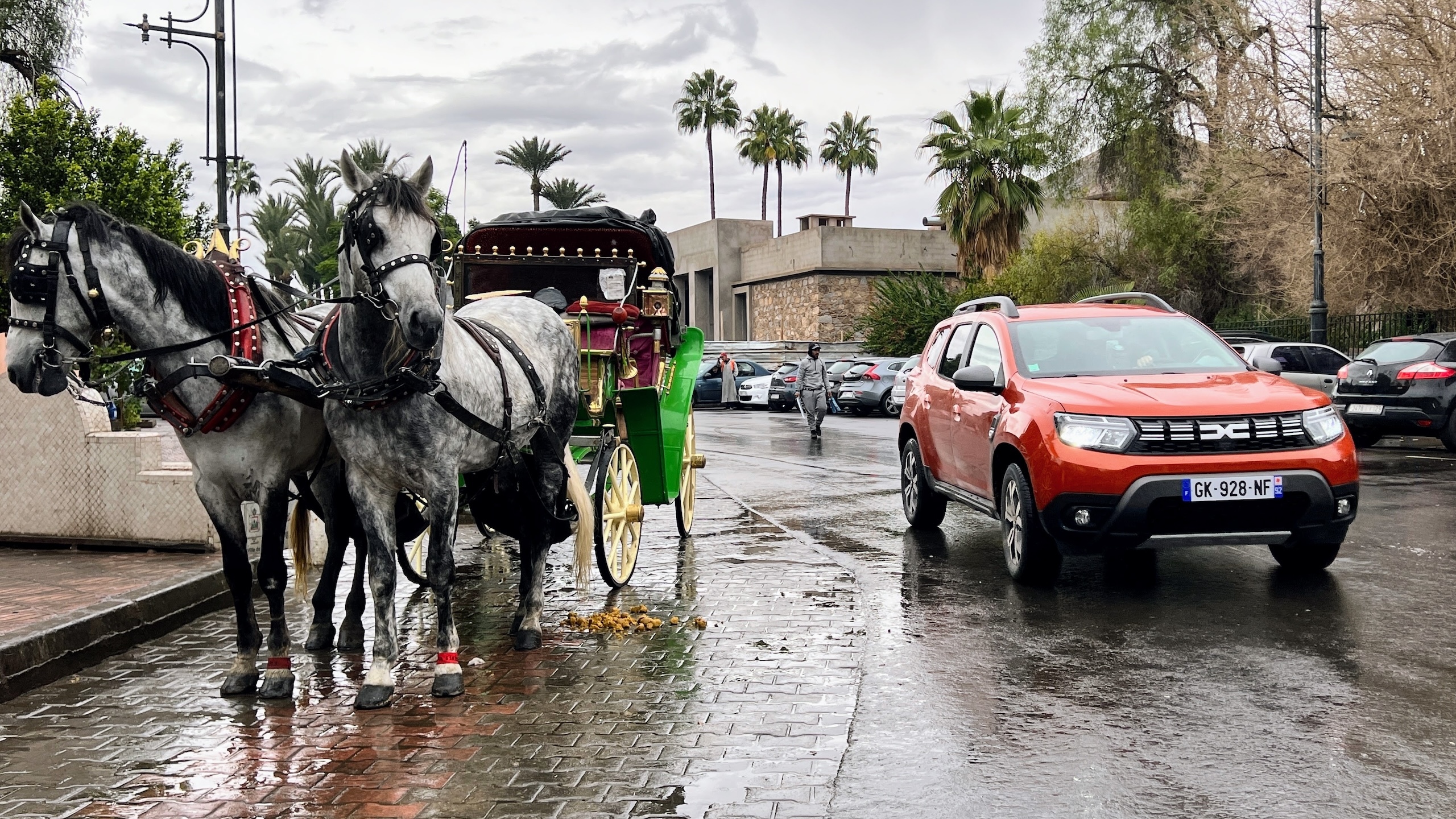 Onze Dacia Duster in Marrakesh